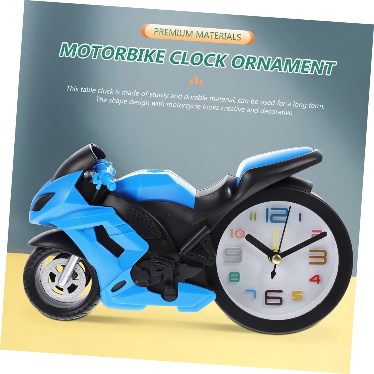 Retro Motorcycle Alarm Clock – Novelty Bike Engine Style Desk Clock Retro Motorcycle Alarm Clock – Novelty Bike Engine Style Desk Clock